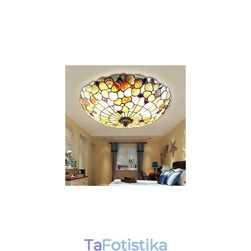 The Mediterranean Sea Shells Absorb Dome Light Rural Chimney διαμέτρου 50 cm