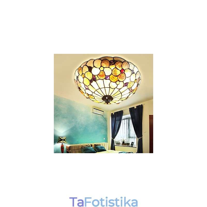 The Mediterranean Sea Shells Absorb Dome Light Rural Chimney διαμέτρου 50 cm
