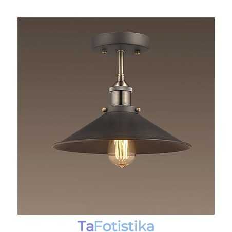 Vintage Mini Edison Φωτιστικό Οροφής 1 Light Metal Flush Mount Vintage Mini Edison Φωτιστικό Οροφής 1 Light Metal Flush Mount