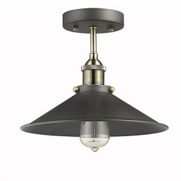 Vintage Mini Edison Φωτιστικό Οροφής 1 Light Metal Flush Mount