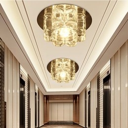 Μοντέρνο Σύγχρονο Crystal Flush Mount