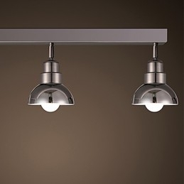 Flush Mount Trinal κεφαλή ελαφρύ λευκό γυάλινο πλαίσιο αλουμινίου Fashion Modern