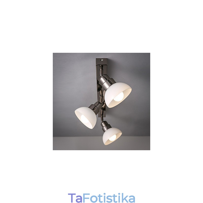 Flush Mount Trinal κεφαλή ελαφρύ λευκό γυάλινο πλαίσιο αλουμινίου Fashion Modern