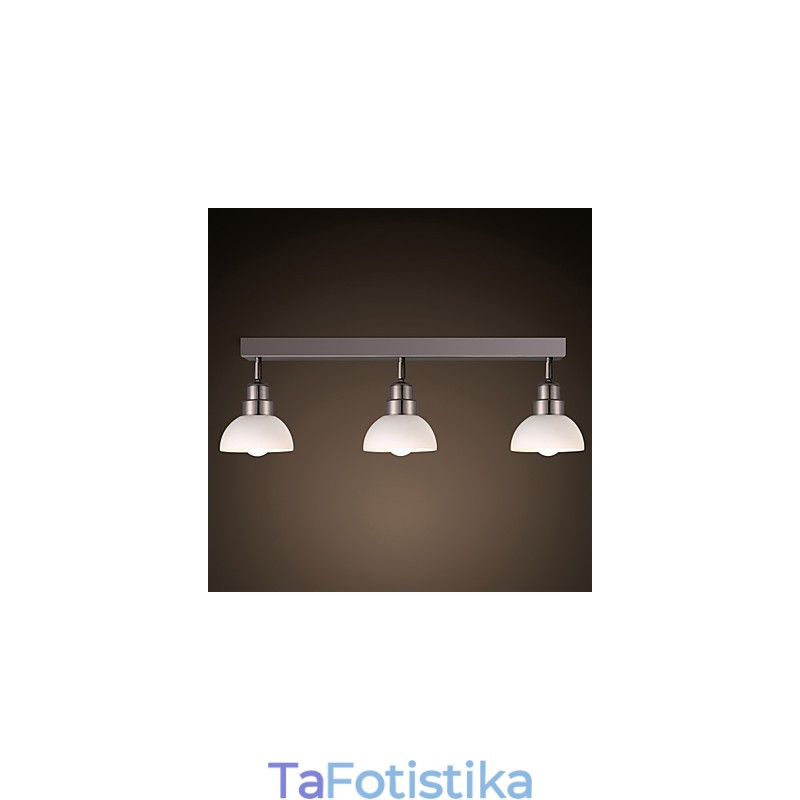 Flush Mount Trinal κεφαλή ελαφρύ λευκό γυάλινο πλαίσιο αλουμινίου Fashion Modern