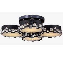 Μοντέρνο Σύγχρονο Crystal Metal Flush Mount