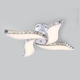 Μοντέρνο Σύγχρονο Crystal Metal Flush Mount