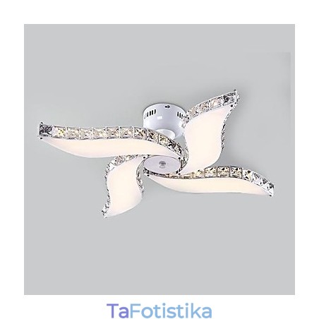 Μοντέρνο Σύγχρονο Crystal Metal Flush Mount Μοντέρνο Σύγχρονο Crystal Metal Flush Mount