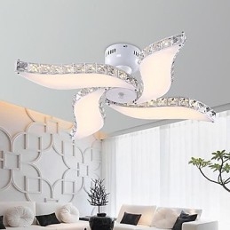 Μοντέρνο Σύγχρονο Crystal Metal Flush Mount