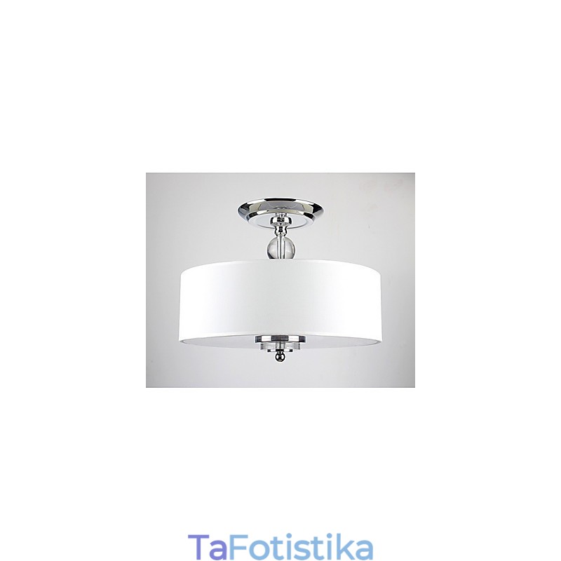 Κομψή βάση Crytal Flush με 6 φώτα σε κυλινδρική απόχρωση