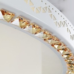 90~265V Flush Mount Crystal Modern Contemporary Metal Metal