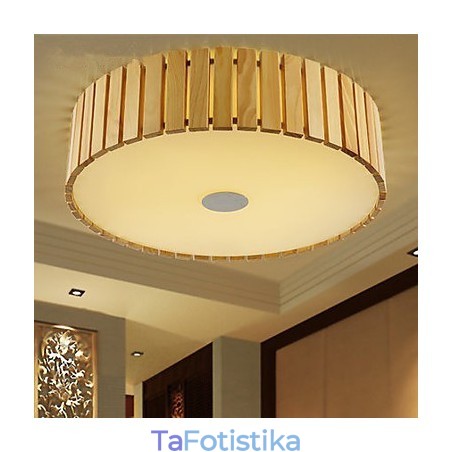 Flush Mount Traditional Classic Wood Bamboo Flush Mount Traditional Classic Wood Bamboo