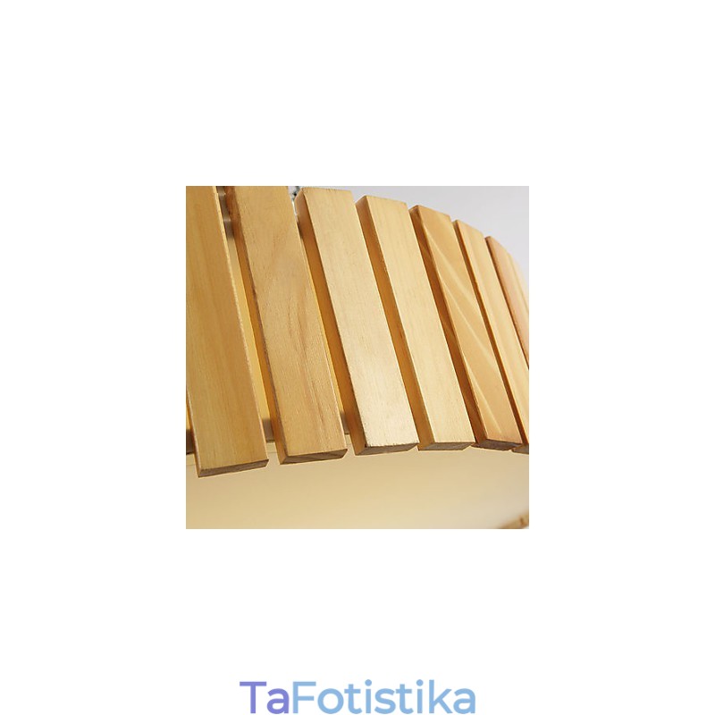 Flush Mount Traditional Classic Wood Bamboo