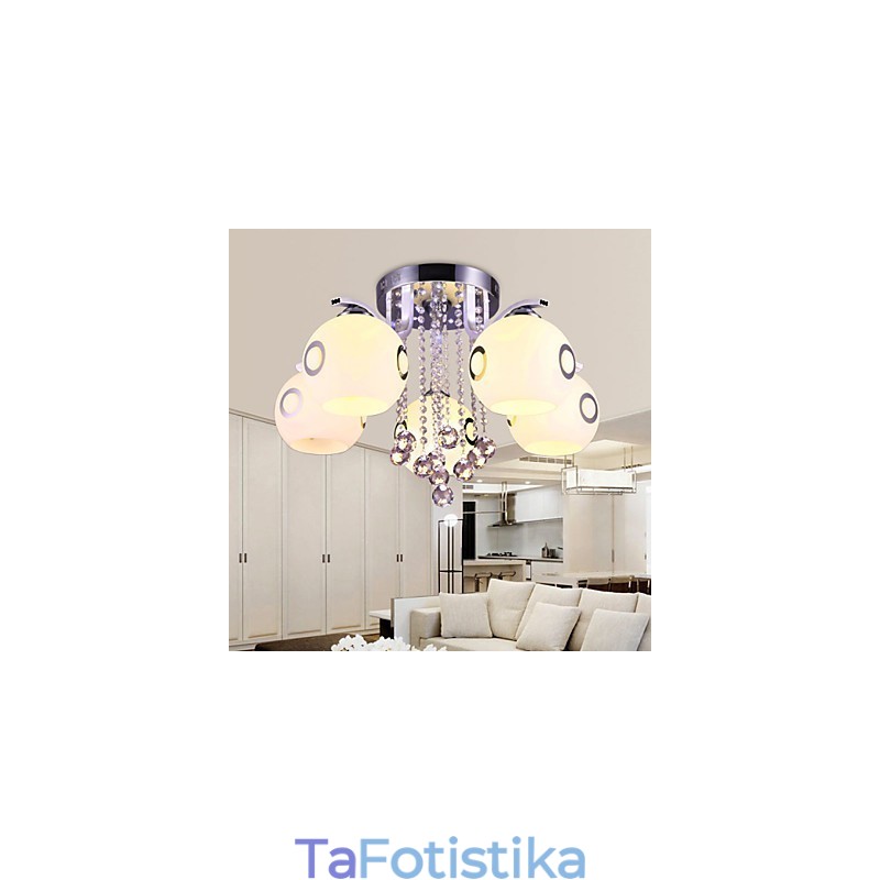 Flush Mount Crystal Modern Contemporary Glass