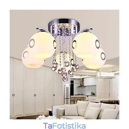 Flush Mount Crystal Modern Contemporary Glass Flush Mount Crystal Modern Contemporary Glass