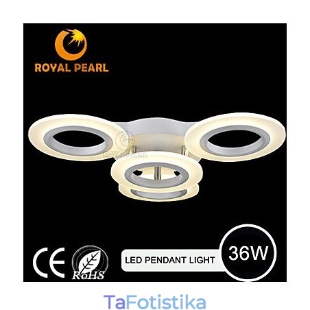 Μοντέρνο κρεμαστό φωτιστικό τεσσάρων κεφαλών ακρυλικό κυκλικό φως