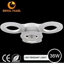 Μοντέρνο κρεμαστό φωτιστικό τεσσάρων κεφαλών ακρυλικό κυκλικό φως