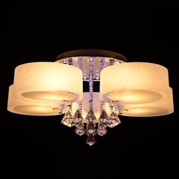 Τηλεχειριστήριο Flush Mount Crystal Included Modern Contemporary