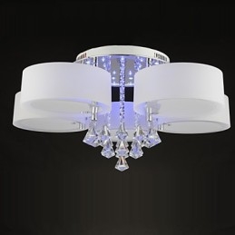 Τηλεχειριστήριο Flush Mount Crystal Included Modern Contemporary