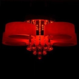 Τηλεχειριστήριο Flush Mount Crystal Included Modern Contemporary