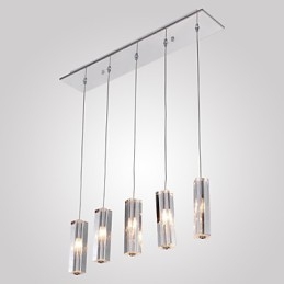 Μοντέρνο μοντέρνο κρεμαστό φως Island Crystal Chrome Metal Light