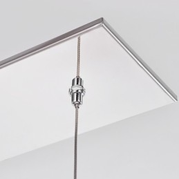 Μοντέρνο μοντέρνο κρεμαστό φως Island Crystal Chrome Metal Light