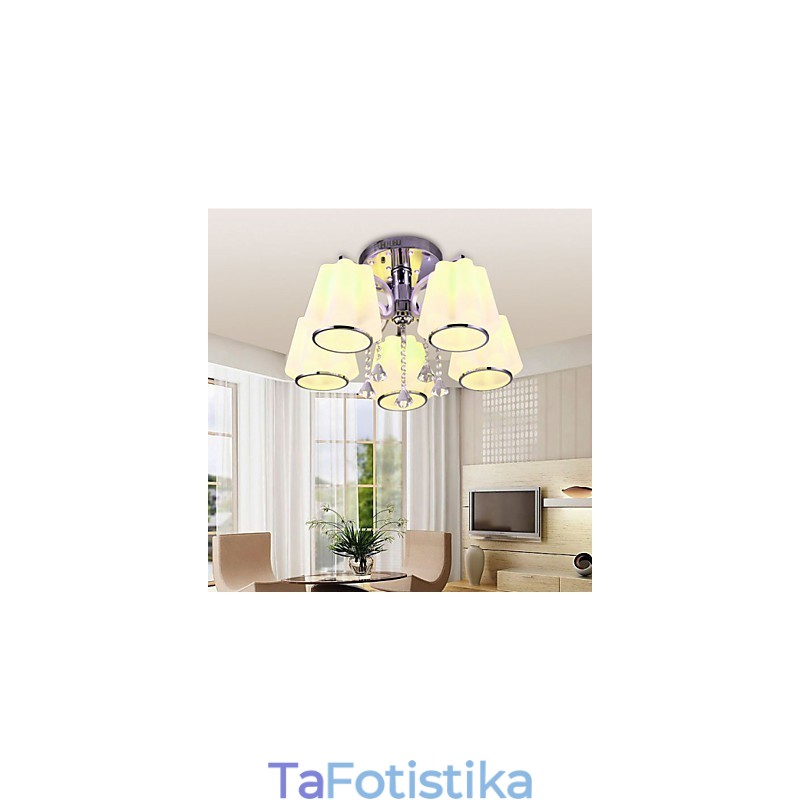 Flush Mount Crystal Modern Contemporary Glass