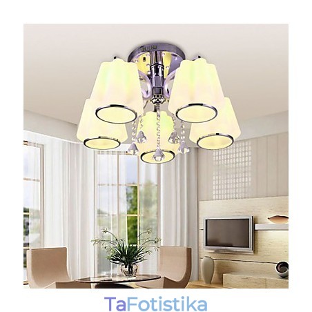 Flush Mount Crystal Modern Contemporary Glass Flush Mount Crystal Modern Contemporary Glass