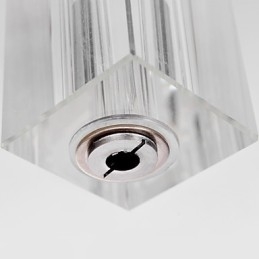 Μοντέρνο μοντέρνο κρεμαστό φως Island Crystal Chrome Metal Light