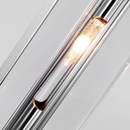 Μοντέρνο μοντέρνο κρεμαστό φως Island Crystal Chrome Metal Light