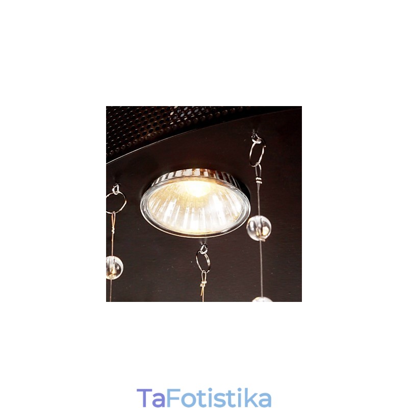 Μοντέρνα ημι-χωνευτή βάση με 3 Lights Butterfly Featured Shade