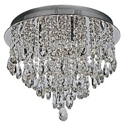 Σύγχρονη μοντέρνα βάση Crystal Chrome Crystal Flush