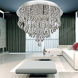 Σύγχρονη μοντέρνα βάση Crystal Chrome Crystal Flush