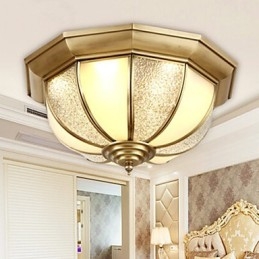 Flush Mount Crystal Μοντέρνο Σύγχρονο Παραδοσιακό Κλασικό Μέταλλο