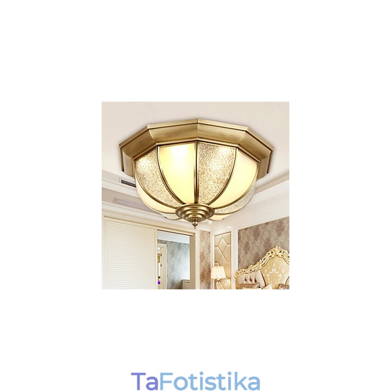 Flush Mount Crystal Μοντέρνο Σύγχρονο Παραδοσιακό Κλασικό Μέταλλο