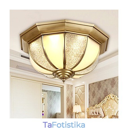 Flush Mount Crystal Μοντέρνο Σύγχρονο Παραδοσιακό Κλασικό Μέταλλο Flush Mount Crystal Μοντέρνο Σύγχρονο Παραδοσιακό Κλασικό Μέταλλο