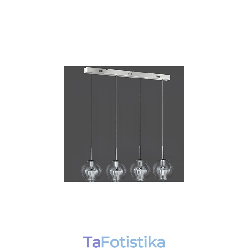 Μοντέρνο Σύγχρονο Παραδοσιακό Κλασικό Χρώμιο Μεταλλικό Κρεμαστό Φωτιστικό Παιδικό 4 Φωτιστικό Κρεμαστό Φωτιστικό