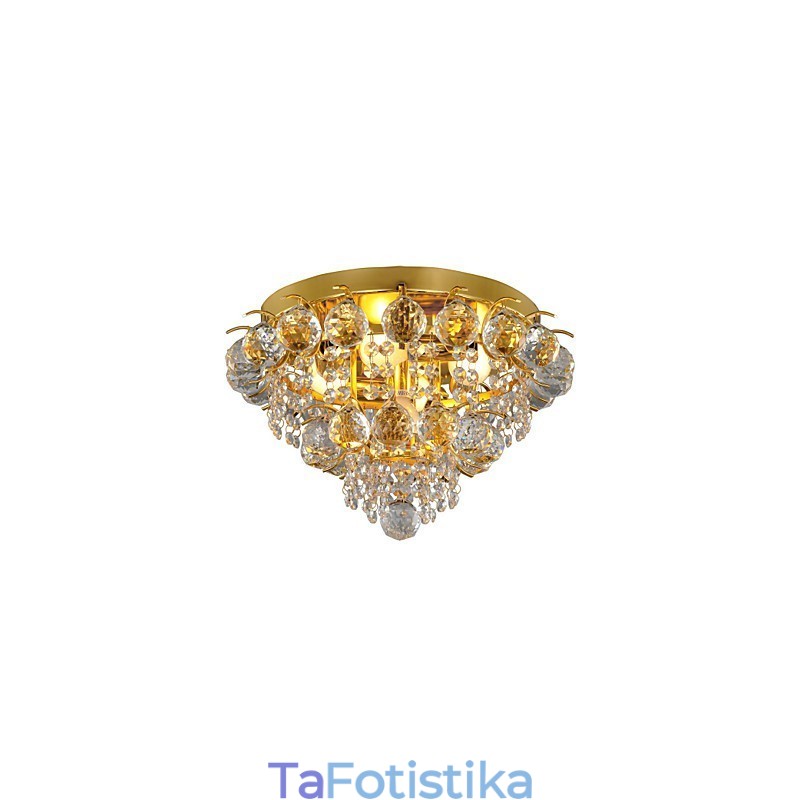 Μοντέρνα βάση Crystal Flush με 5 φώτα