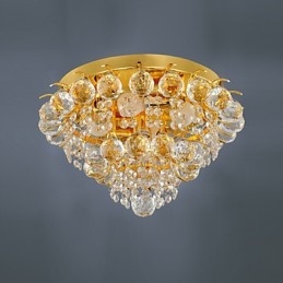 Μοντέρνα βάση Crystal Flush με 5 φώτα