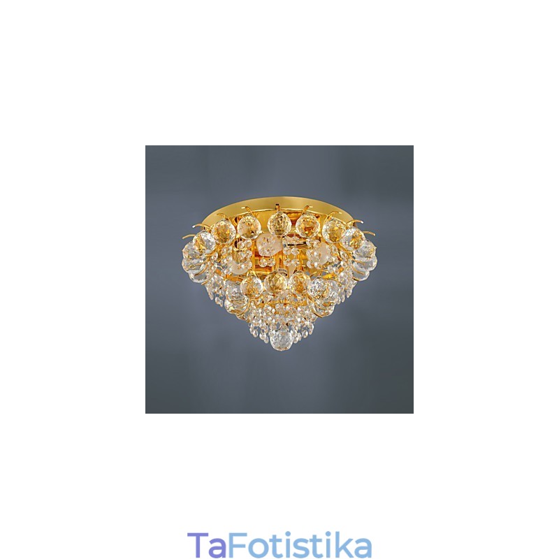 Μοντέρνα βάση Crystal Flush με 5 φώτα