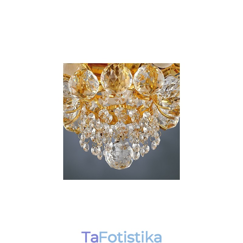 Μοντέρνα βάση Crystal Flush με 5 φώτα