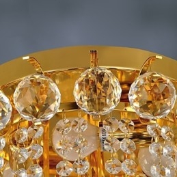 Μοντέρνα βάση Crystal Flush με 5 φώτα