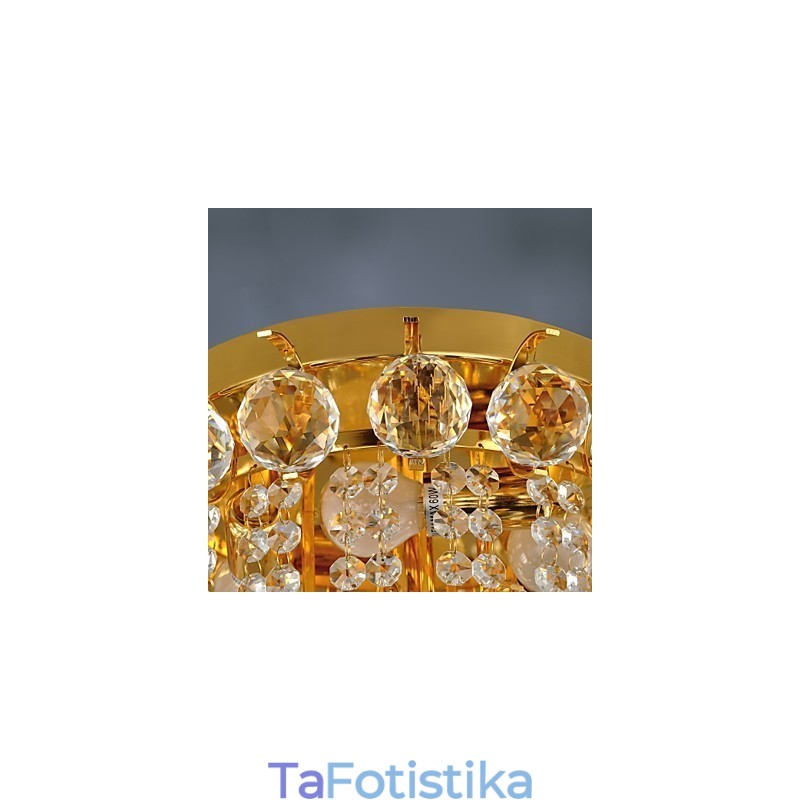 Μοντέρνα βάση Crystal Flush με 5 φώτα