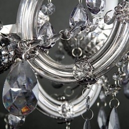 Μοντέρνο Σύγχρονο Crystal Metal Flush Mount
