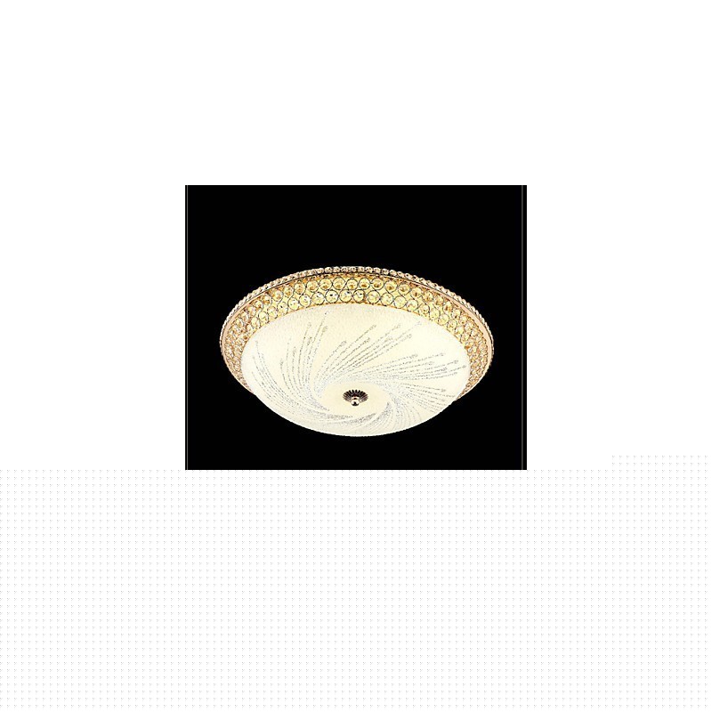 Μοντέρνο Luxury Crystal Light Absorb Dome Light SMD Διπλό Χρώμα Διάμετρος 50CM