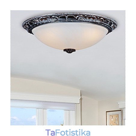 Flush Mount Vintage Παραδοσιακή Κλασική Ρετρό Ρητίνη Μπολ Flush Mount Vintage Παραδοσιακή Κλασική Ρετρό Ρητίνη Μπολ