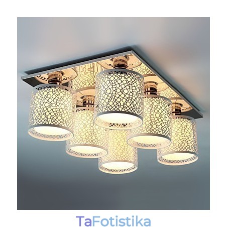 Σύγχρονη Σύγχρονη Ζωγραφική Metal Flush Mount Σύγχρονη Σύγχρονη Ζωγραφική Metal Flush Mount