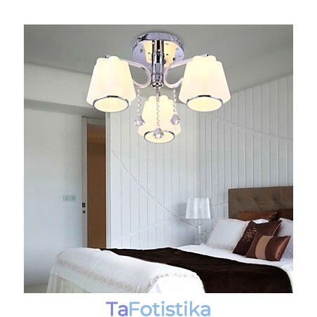 Flush Mount Crystal Modern Contemporary Glass Flush Mount Crystal Modern Contemporary Glass
