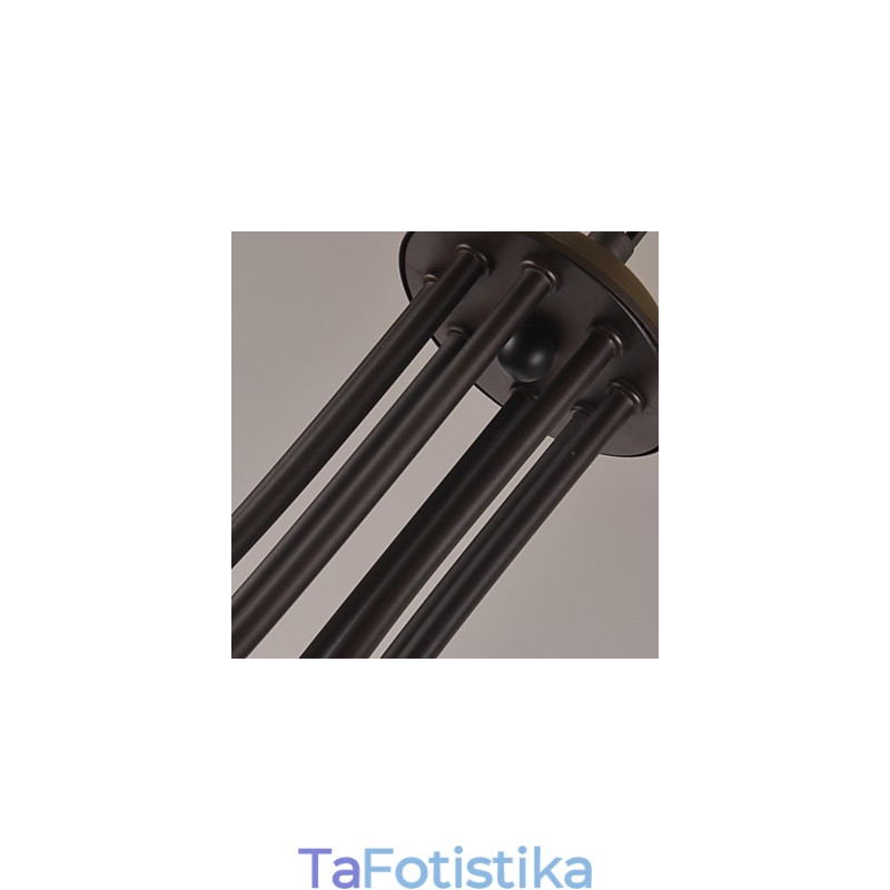 Παραδοσιακός κλασικός ρετρό μίνι μεταλλικός πολυέλαιος ζωγραφικής