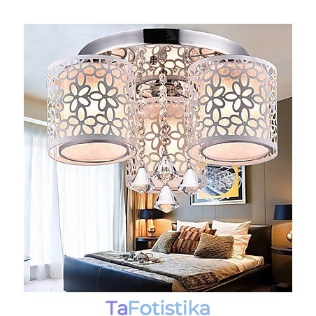 Flush Mount Crystal Modern Contemporary Metal Flush Mount Crystal Modern Contemporary Metal