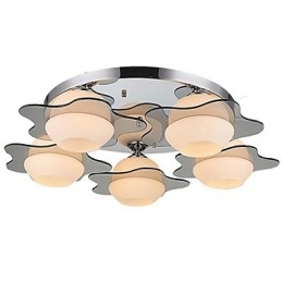 Μοντέρνο Φωτιστικό Οροφής Flush Mount 5 Lights Contemporary Metal